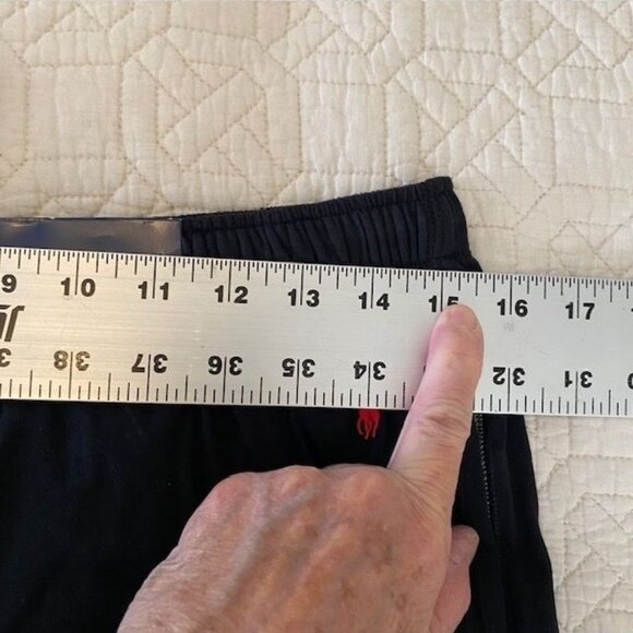 NWT Polo Ralph Lauren Mens Black Jogger Pant L Sleepwear Cotton Relaxed Fit - Picture 10 of 10